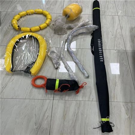 组合式水上救生打捞杆 轻型碳纤维伸缩杆 18米水域救援伸缩打捞杆