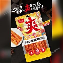嘴巴香辣条香辣味爽弹辣棒调味面制品休闲零食82g招商代理