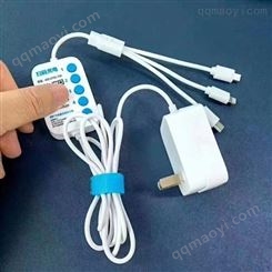 深圳倍电共享充电线三合一* 酒店闪充扫码付费充电器 共享充电线定制招商加盟 磁吸数据线